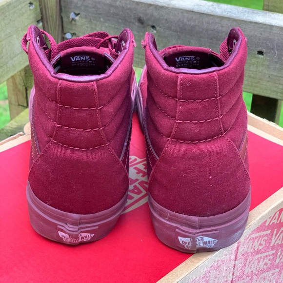 COPY - ▪️Burgundy High Top Vans - Picture 3 of 4